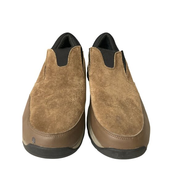 New Balance MW770BR Men's Size 14 Brown Slip-On Suede Walking Shoes - Picture 2 of 8